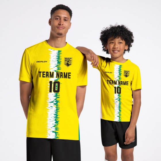 Flight Jersey Static Stripe Yellow