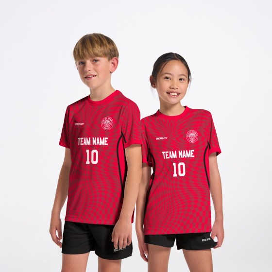Llight Jersey Warped Red