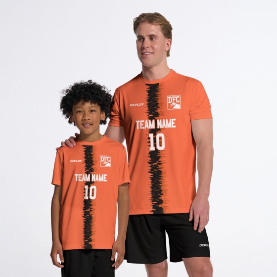 Flight Jersey Static Stripe Orange